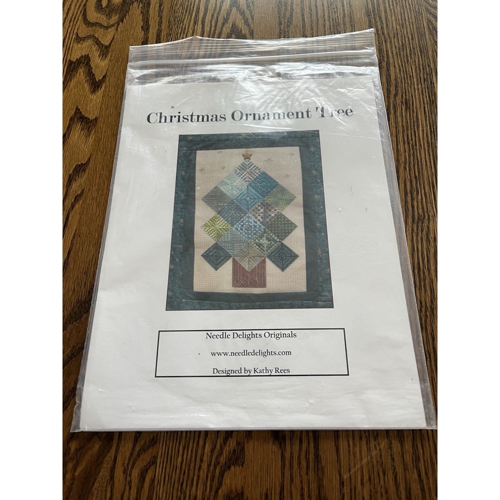 2009 Needle‎ Delights Kathy Rees Christmas Ornament Tree Pattern Chart Complete